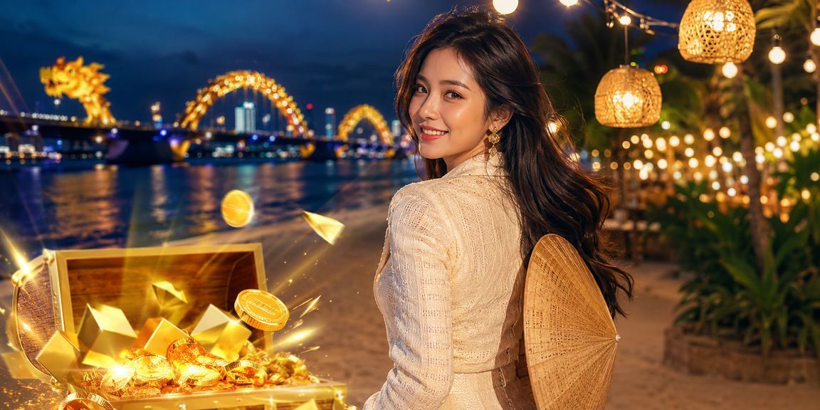 Người dùng Đà Nẵng sử dụng ứng dụng casino trên điện thoại với nón lá truyền thống