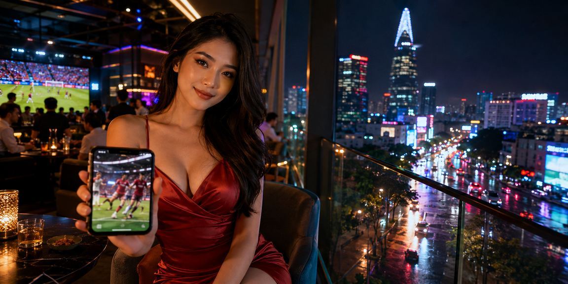 Người dùng TP.HCM truy cập casino và cược esports trên điện thoại di động ban đêm